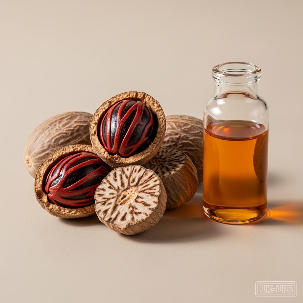 Nutmeg — Nutmeg is the dried seed of the Myristica fragrans tree, an evergreen native to the Spi… | UK Lips ingredient guide