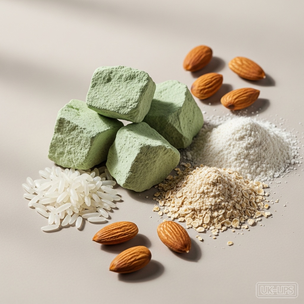 Oil-absorbing agents — Many oil-absorbing agents are naturally derived minerals such as kaolin (china clay) an… | UK Lips ingredient guide