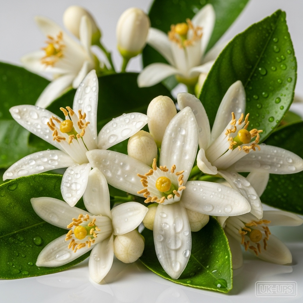 Orange Flower Water — Orange Flower Water is produced by steam distillation of the delicate white flowers of … | UK Lips ingredient guide