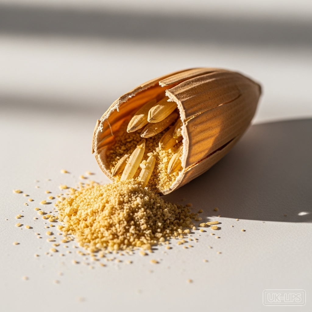 Oryza Sativa (Rice) Bran Extract — Oryza Sativa (Rice) Bran Extract is obtained from the bran, the outer husk of the rice … | UK Lips ingredient guide