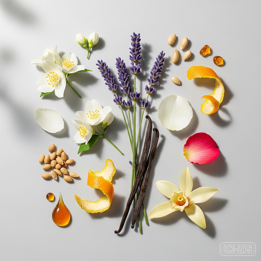 Parfum — Parfum can be derived from natural plant sources such as flowers, leaves, bark, seeds a… | UK Lips ingredient guide
