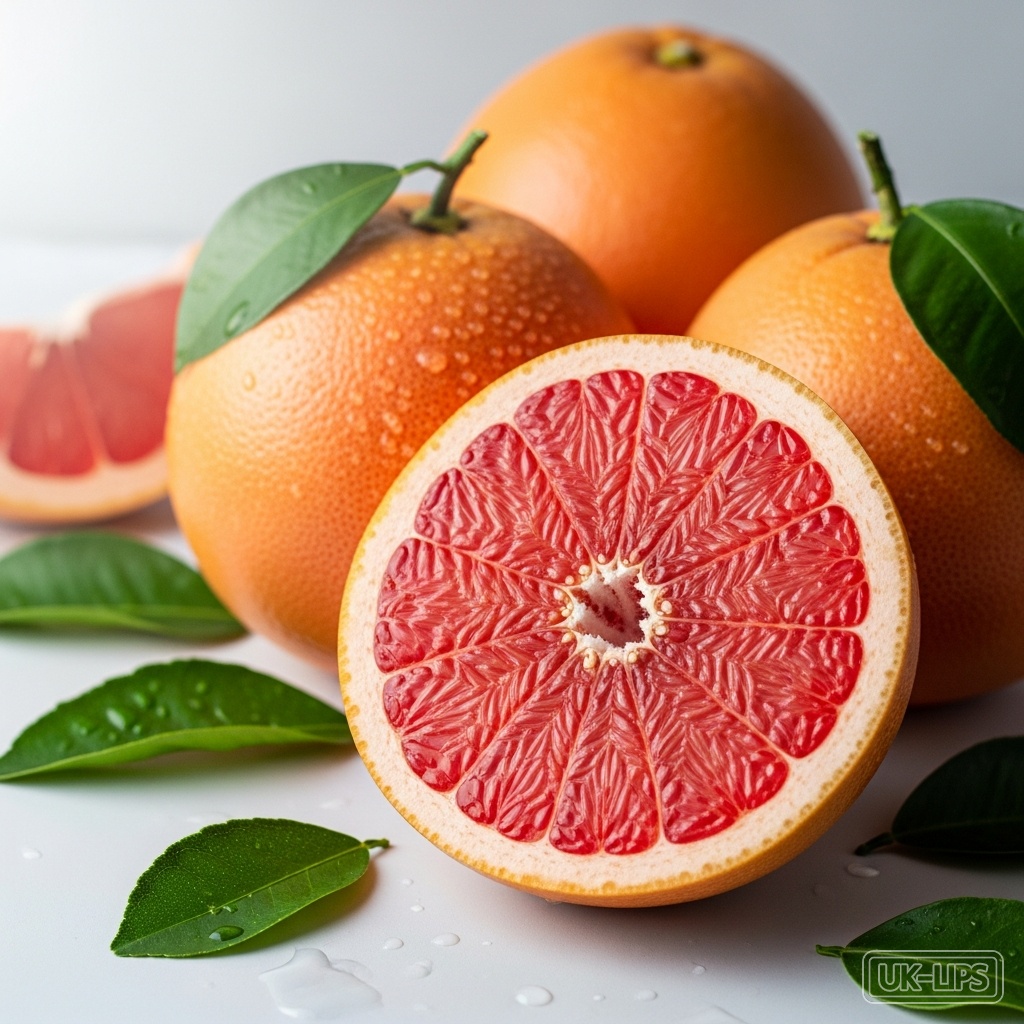 Pink Grapefruit — Pink grapefruit is the fruit of the Citrus paradisi tree, a hybrid of sweet orange and … | UK Lips ingredient guide