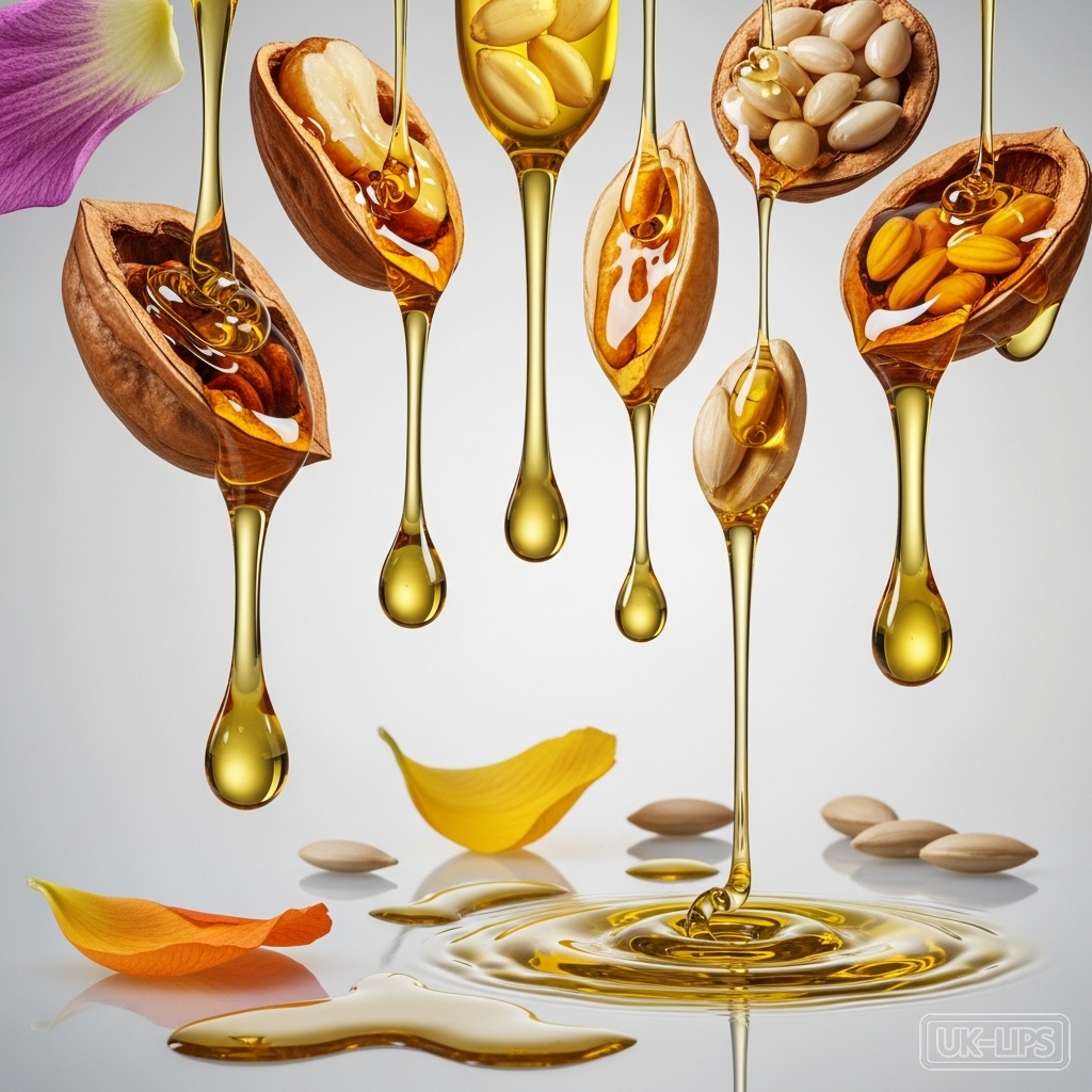 Plant-Derived Oils — Plant-derived oils are obtained from various parts of plants including seeds (such as j… | UK Lips ingredient guide