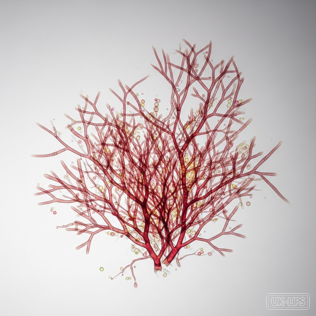 Porphyridium — Porphyridium is a microscopic red alga (Porphyridium cruentum) cultivated in controlled… | UK Lips ingredient guide