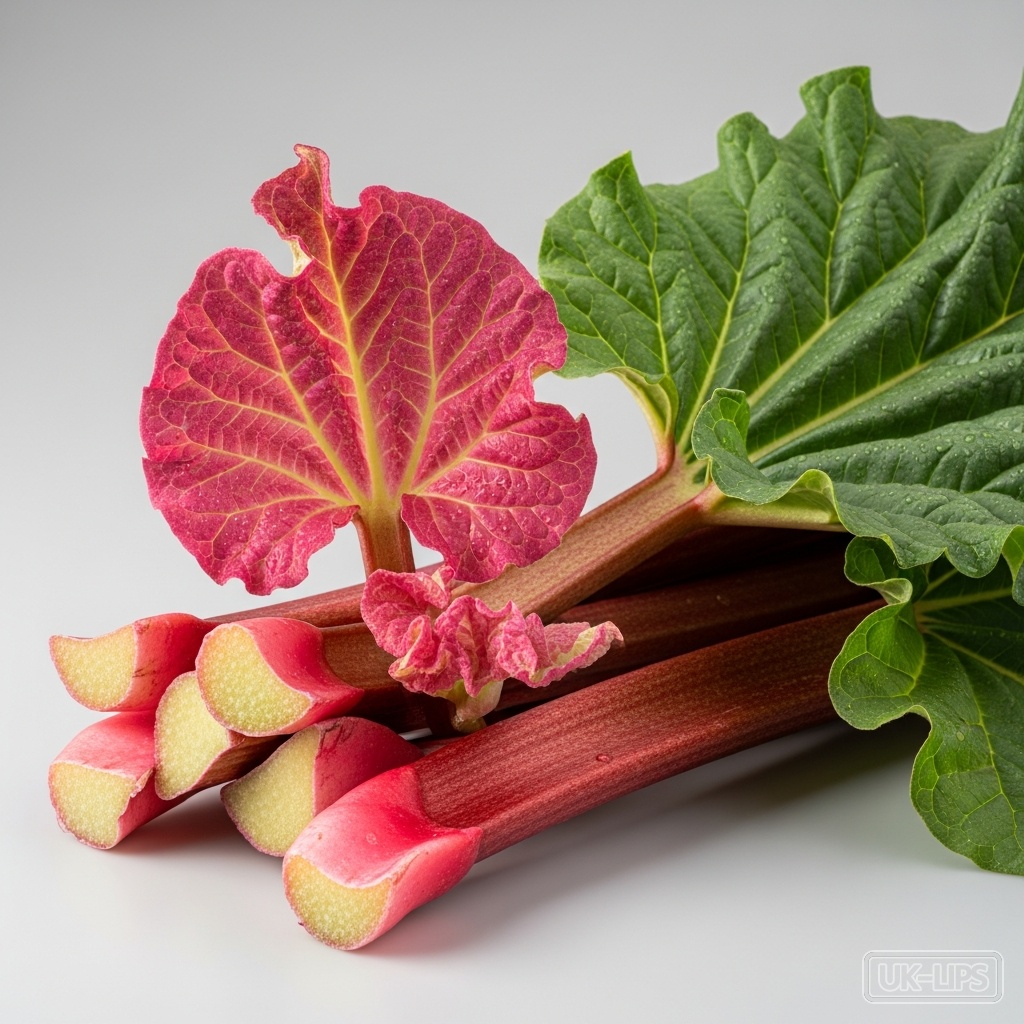 Rhubarb — Rhubarb is a perennial plant (Rheum rhabarbarum) native to parts of Asia and widely cul… | UK Lips ingredient guide
