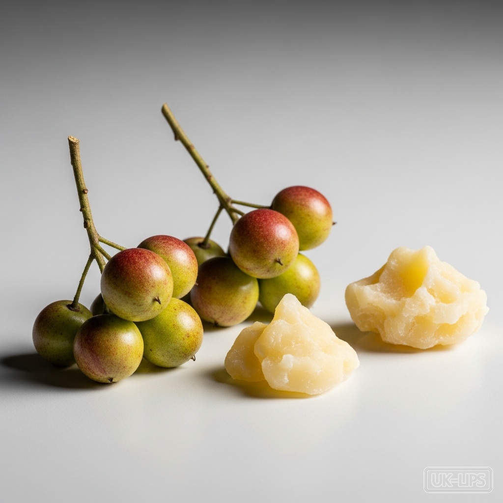 Rhus Succedanea Fruit Cera — Rhus Succedanea Fruit Cera is obtained from the fruit of the Rhus succedanea tree, also… | UK Lips ingredient guide