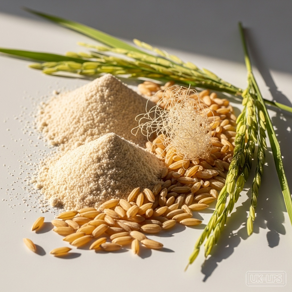 Rice Bran Extract — Rice Bran Extract is obtained from the bran layer, the hard outer brown skin that surro… | UK Lips ingredient guide