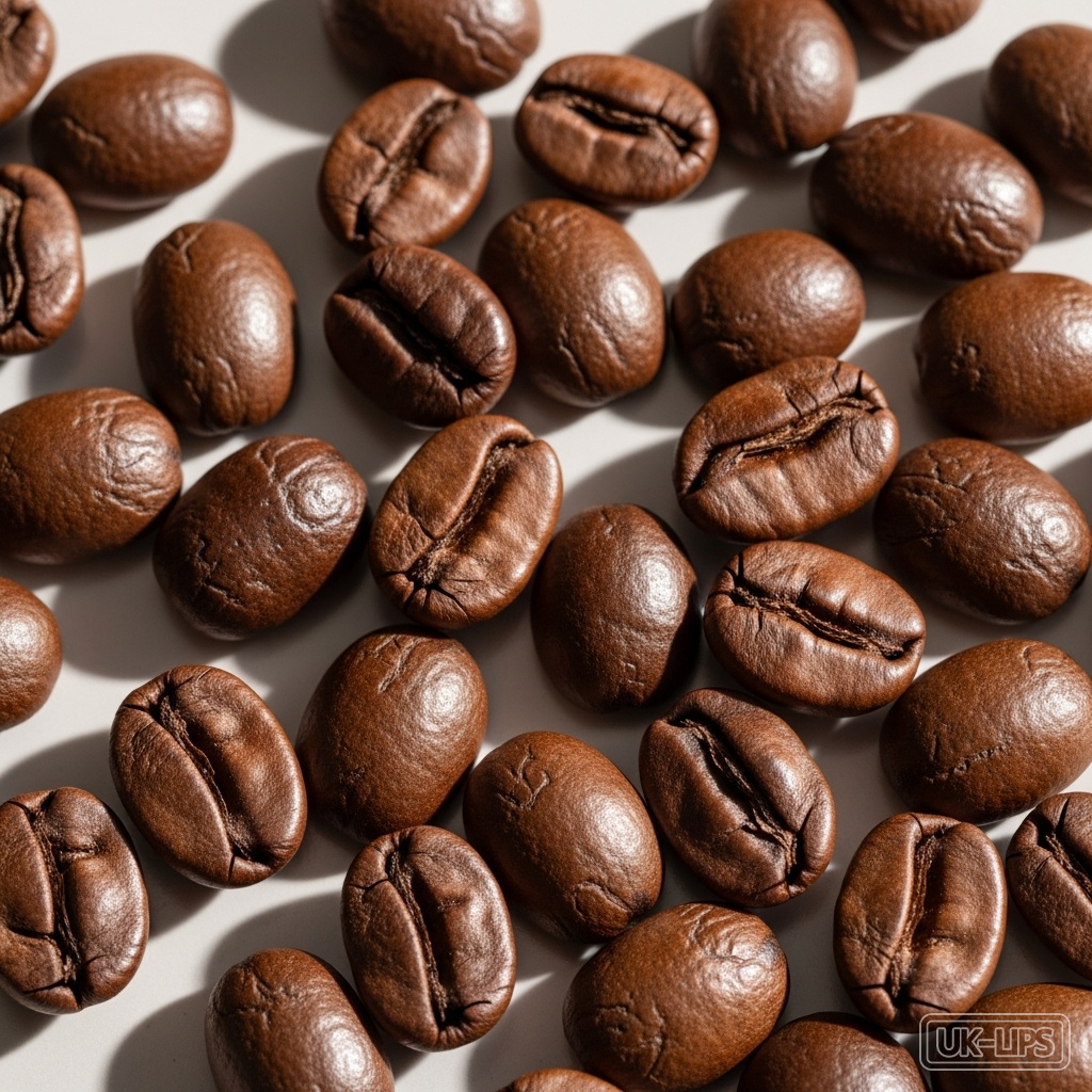 Roasted coffee beans — Roasted coffee beans come from the seeds of the Coffea plant, primarily Coffea arabica … | UK Lips ingredient guide