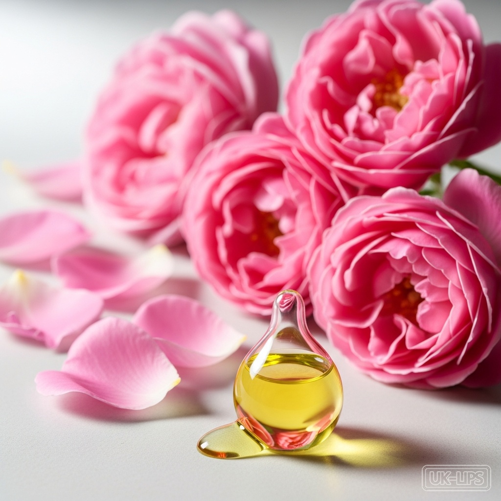 Rosa Damascena Flower Oil — Rosa Damascena Flower Oil is obtained by steam distillation of the fresh petals of the … | UK Lips ingredient guide