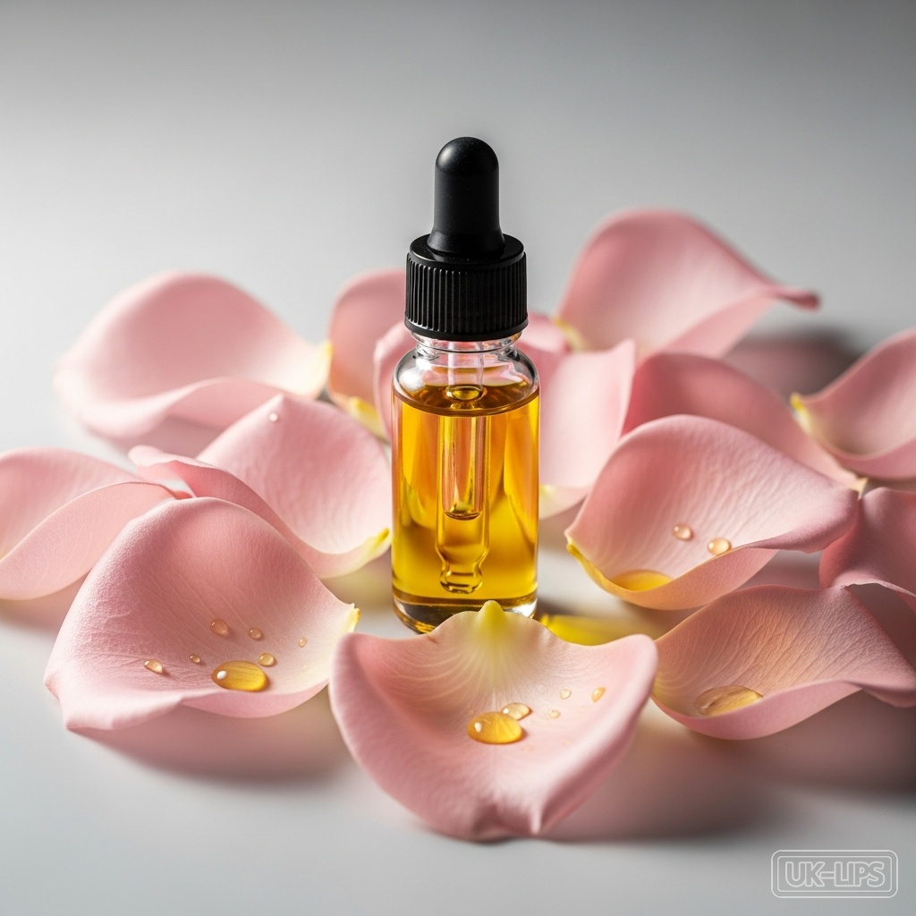 Rose essential oil — Rose essential oil is steam-distilled from the petals of the Rosa damascena flower, com… | UK Lips ingredient guide