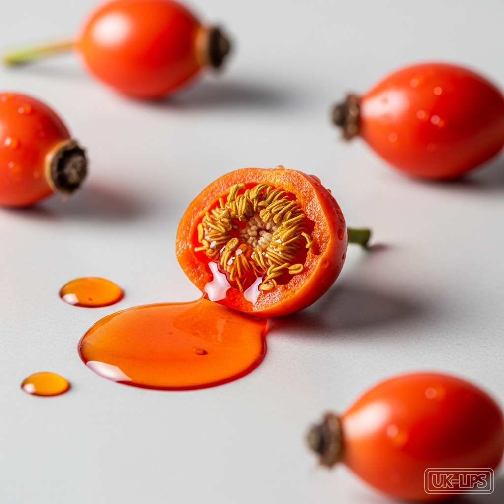 Rosehip Fruit Oil — Rosehip fruit oil is cold-pressed from the seeds of the fruit (hips) of the wild rose b… | UK Lips ingredient guide