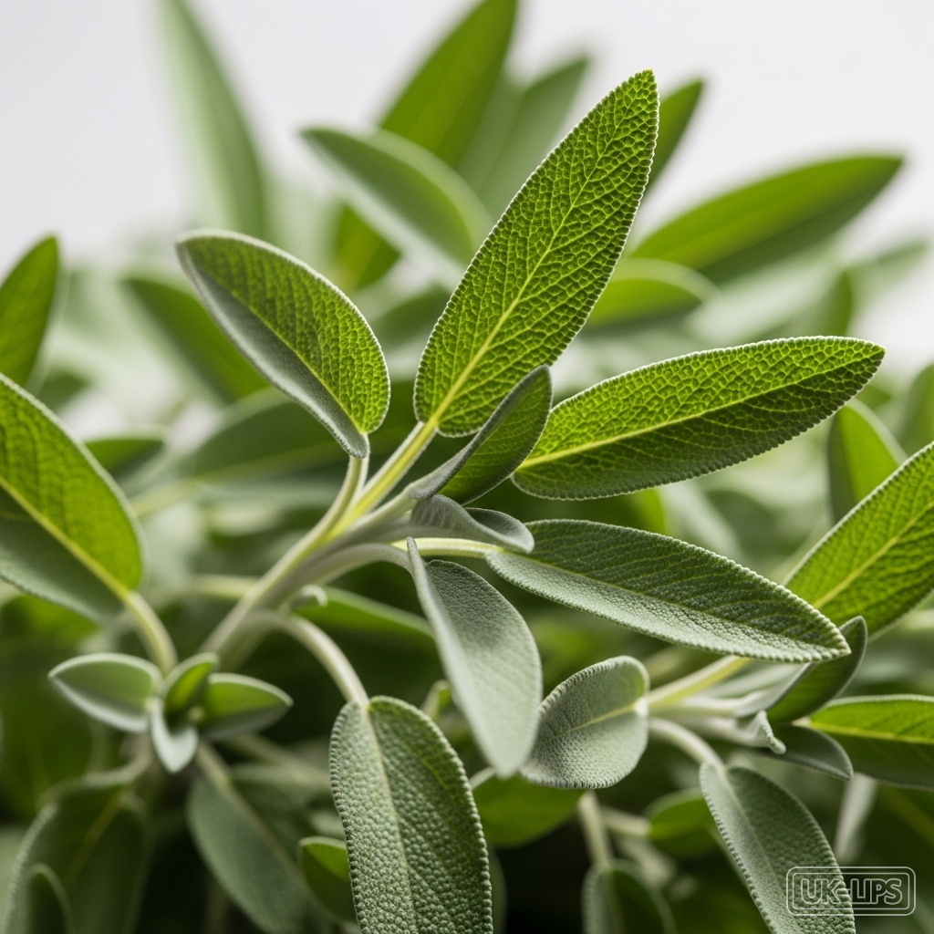 Sage — Sage (Salvia officinalis) is an aromatic perennial herb of the mint family, native to t… | UK Lips ingredient guide