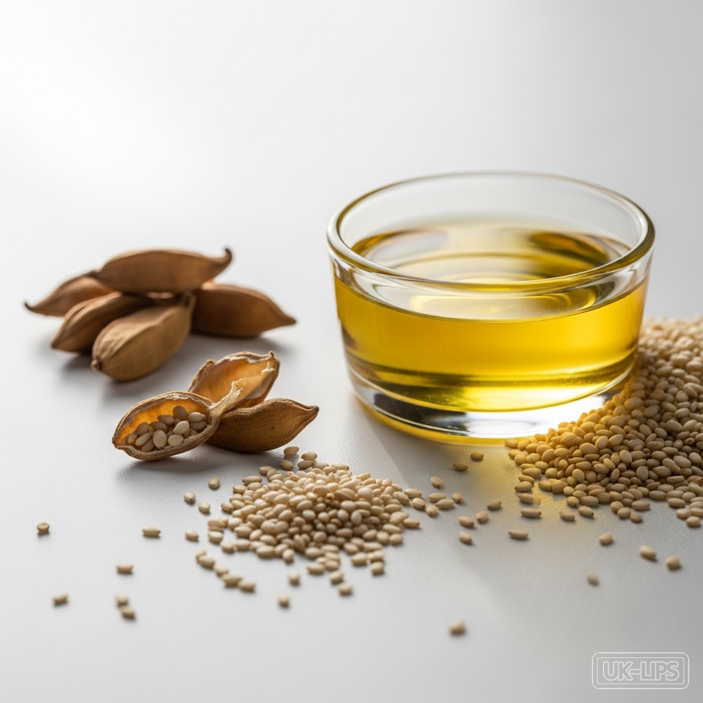 Sesamum Indicum Seed Oil — Sesamum Indicum Seed Oil is obtained by cold-pressing or expeller-pressing the seeds of… | UK Lips ingredient guide