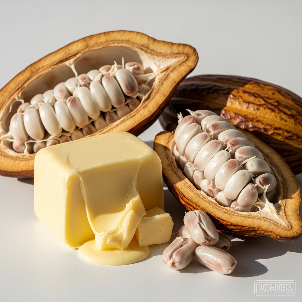Theobroma Cacao Seed Butter — Theobroma Cacao Seed Butter is obtained from the roasted seeds (beans) of the cacao tre… | UK Lips ingredient guide