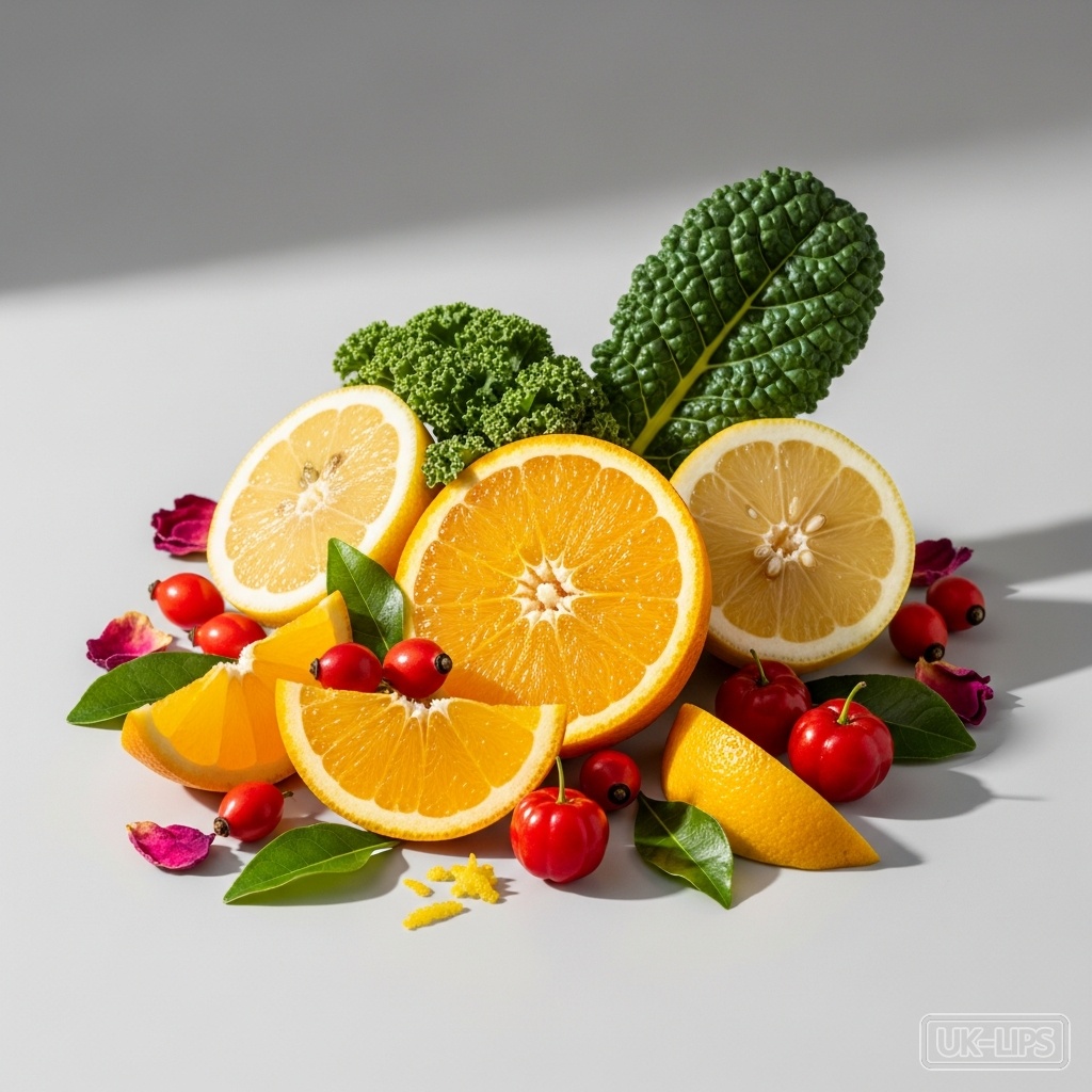 Vitamin C Complex — Vitamin C is naturally abundant in citrus fruits such as oranges and lemons, as well as… | UK Lips ingredient guide