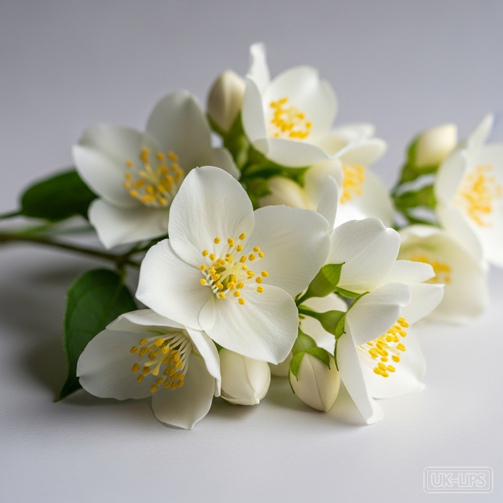 White Jasmine — White Jasmine comes from the delicate white flowers of Jasminum officinale, a climbing … | UK Lips ingredient guide