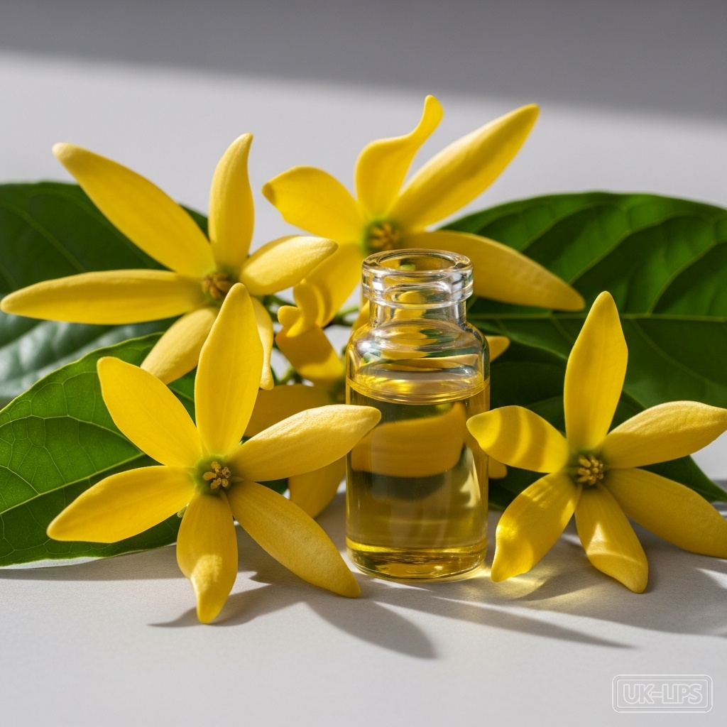 Ylang Ylang — Ylang ylang essential oil is steam-distilled from the fragrant, star-shaped yellow flow… | UK Lips ingredient guide