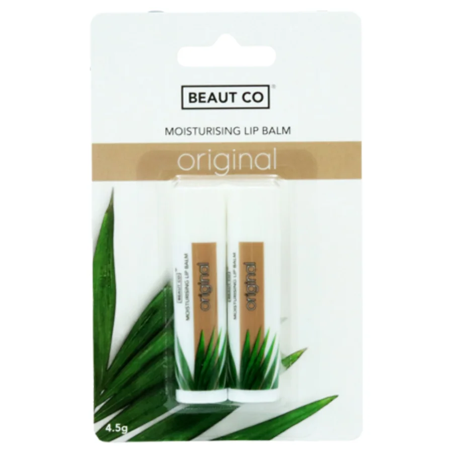 Beaut Co Beaut Co Moisturising Lip Balm Original Twin Pack – 4.5 g