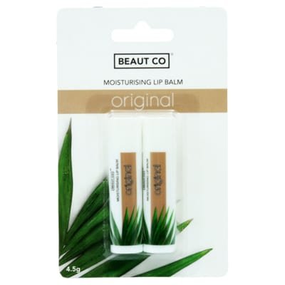 Beaut Co Beaut Co Moisturising Lip Balm Original Twin Pack – 4.5 g