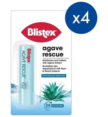 Blistex Blistex Agave Rescue Lip Balms X4 Bundle