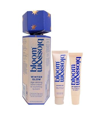 Bloom and Blossom Bloom And Blossom Winter Glow Age-Defying Hand Cream & Nourishing Lip Balm Cracker