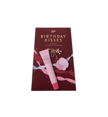 Boots Boots Birthday Kisses Glossy Lip Balm & Charm