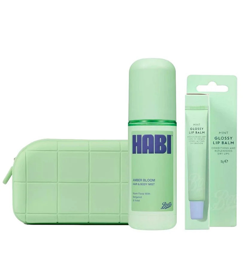 Boots Boots Green Bag Mist And Lip Balm Bundle