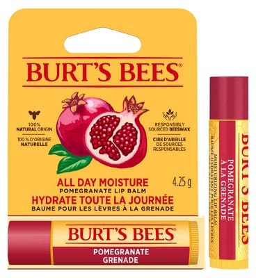 Burt's Bees Burt's Bees Burt’s Bees Moisturising Pomegranate Lip Balm, 100% Natural Origin, 4.25g