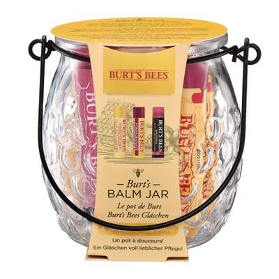 Burt's Bees Burt's Bees Moisturizing Lip Balm Gift Set in Jar with 100% Natural Original Beeswax - Multicolor