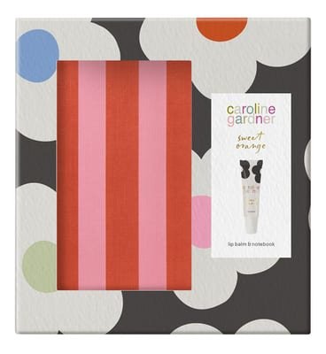 Caroline Gardner CAROLINE GARDNER Notebook & Lip Balm Set