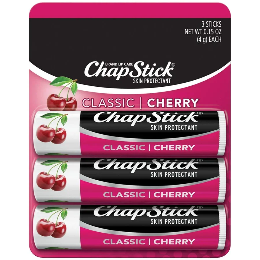 ChapStick ChapStick Classic Lip Balm With Cherry Flavour - 3 Ea / Pack Cherry