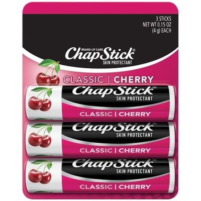 ChapStick ChapStick Classic Lip Balm With Cherry Flavour - 3 Ea / Pack Cherry