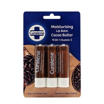 Curalene Curalene Cocoa Butter Lip Balm - 3 pcs.
