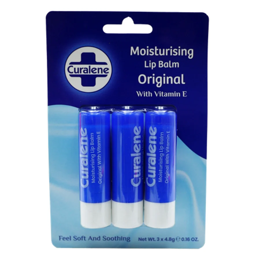 Curalene Curalene Original Moisturising Lip Balm - 3 x 4.8 g
