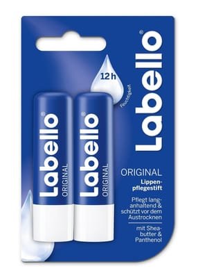 Labello Labello Classic Care Lip Balm 2X 0.18 Oz - 5G - Pack Of Two - White