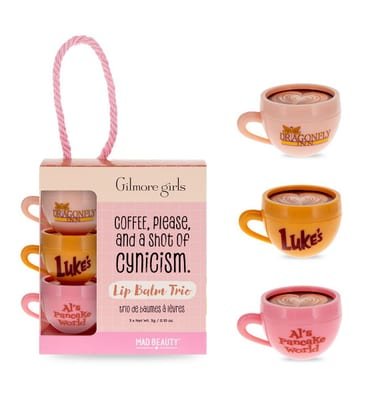 Mad Beauty Mad Beauty Warner Brothers Gilmore Girls Lip Balm Trio