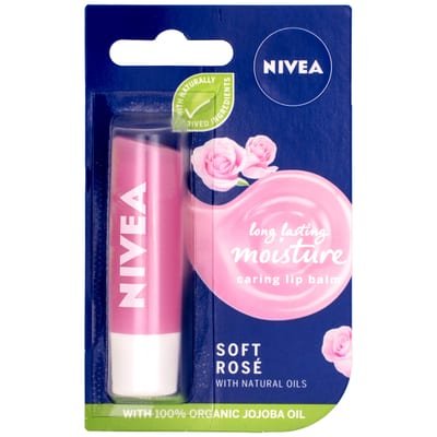 Nivea Nivea Care Soft Rose Lip Balm