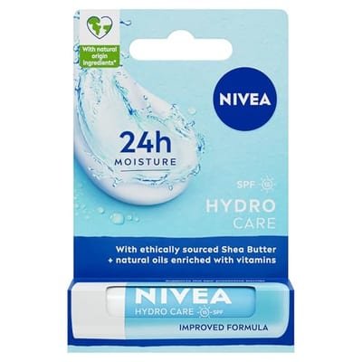 Nivea Nivea Hydro Care Lip Balm Spf15, 4.8g