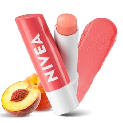 Nivea Nivea Lip Balm, Peach Fruity Shine 4.8g