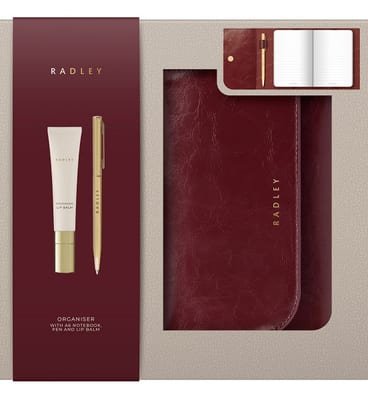Radley Radley Notebook Pen And Lip Balm