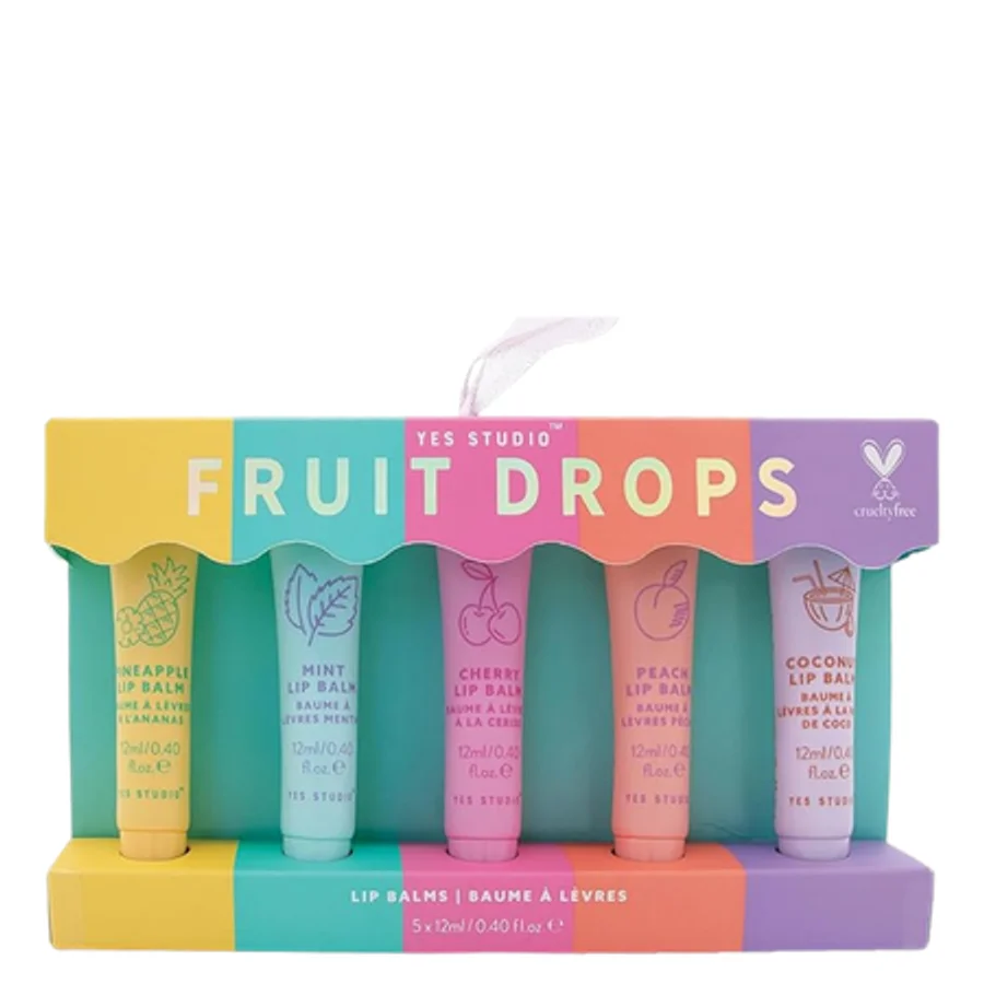 Yes Studio Yes Studio Fruit Drops Lip Balms – 5 Pcs