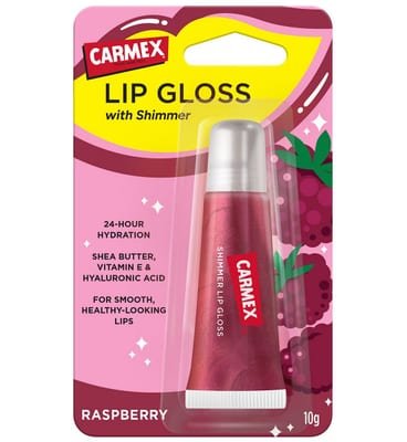 Carmex Carmex Raspberry Shimmer Lip Gloss Tube 10g