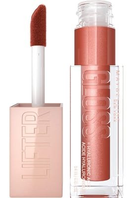 Maybelline Maybelline Lifter Lip Gloss Hydrating Plumping Hyaluronic Acid 009 Topaz | Hydrating Gloss With Hyaluronic Acid - Topaz