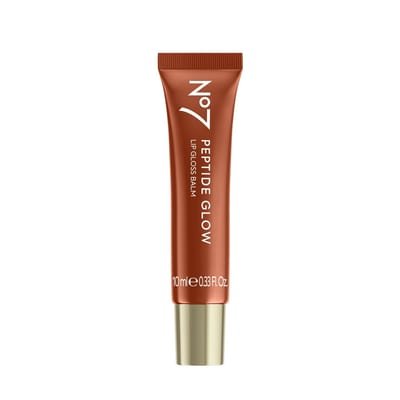 NO7 No7 Peptide Glow Lip Gloss Balm 10ml - Coffee Creme