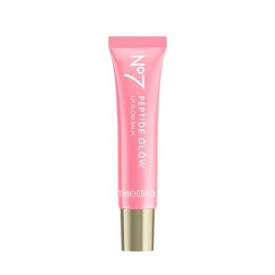 NO7 No7 Peptide Glow Lip Gloss Balm 10ml - Spun Sugar