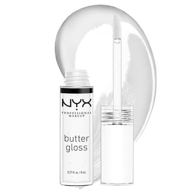NYX Professional Makeup NYX Professional Makeup Lip Gloss, Butter Non-Sticky Formula, Shade Clear, 8ml