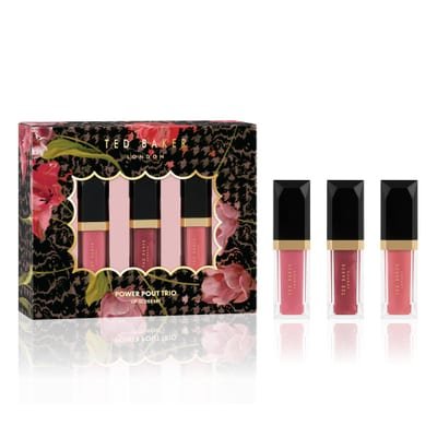 Ted Baker Ted Baker Power Pout Trio Lip Gloss Gift Set 3 x 4.34ml Lip Gloss