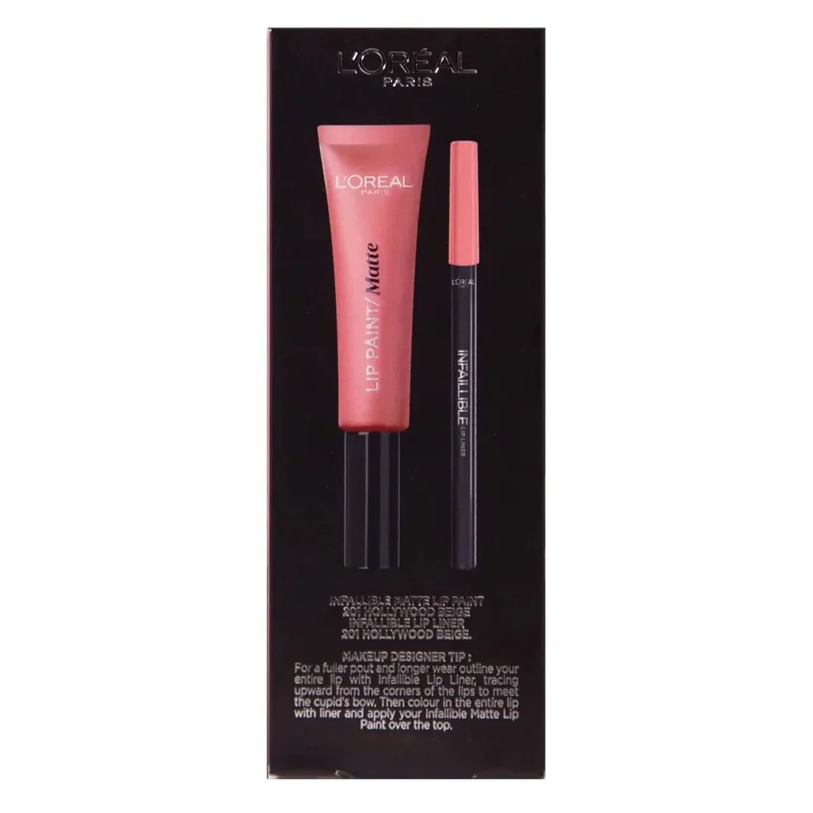 L'Oreal L'Oreal Lip Kit Paint Matte Liquid Lipstick & Lip Liner