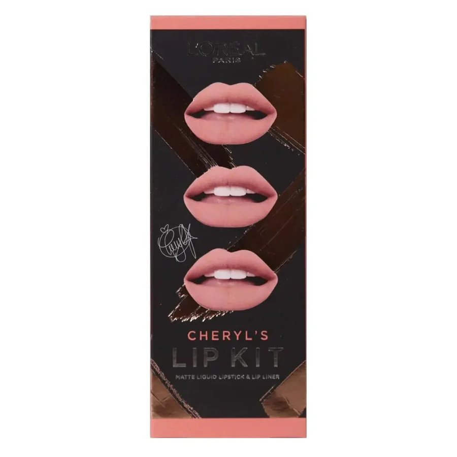 L'Oreal L'Oreal Paris Cheryl's Lip Kit Matte Liquid Lipstick & Lip Liner – Paint it Peach