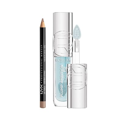 Loreal L'Oreal Nyx Slim Lip Liner Pencil Cocoa & Paris Plump Ambition Oil Ph Cristal Ice Duo